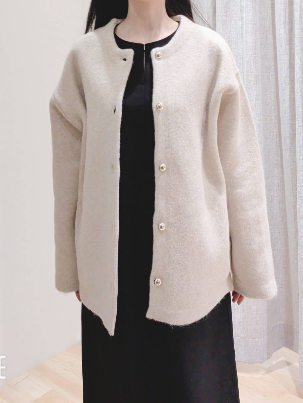 Yuiさんの「grove｜【2WAY/美シルエット】着こなし自在のジャンドレワンピース」を使ったコーディネート