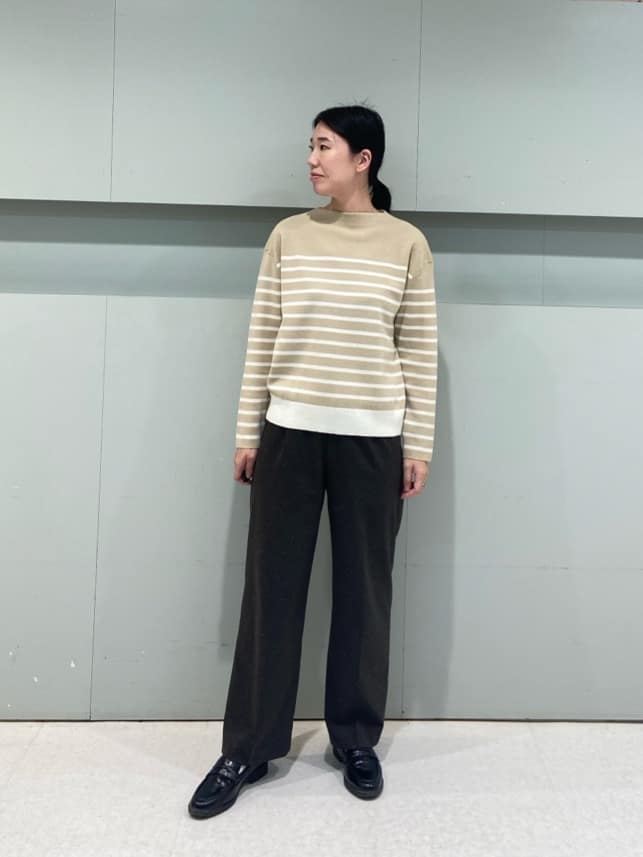 hitomiさんの「UNTITLED｜【洗える】モックネックミラノリブニット」を使ったコーディネート