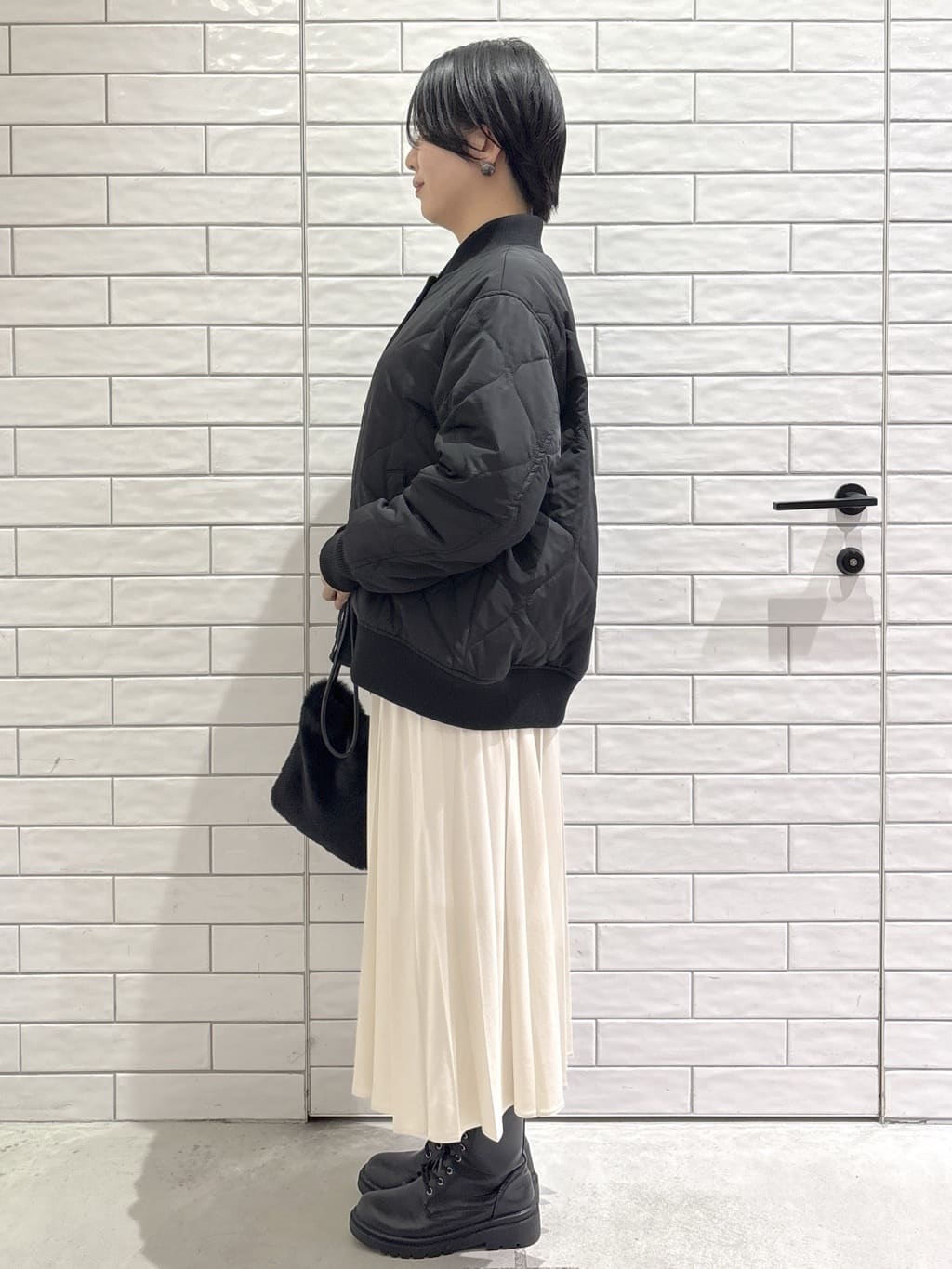 ayumiさんの「OPAQUE.CLIP｜《リバーシブル》キルティングブルゾン」を使ったコーディネート