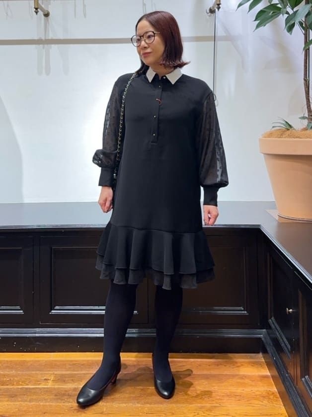 Asamiさんの「DRESSTERIOR｜Super110sウールステンカラーコート」を使ったコーディネート