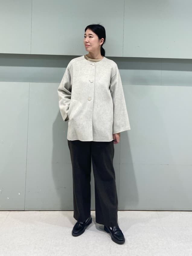 hitomiさんの「UNTITLED｜【洗える】モックネックミラノリブニット」を使ったコーディネート