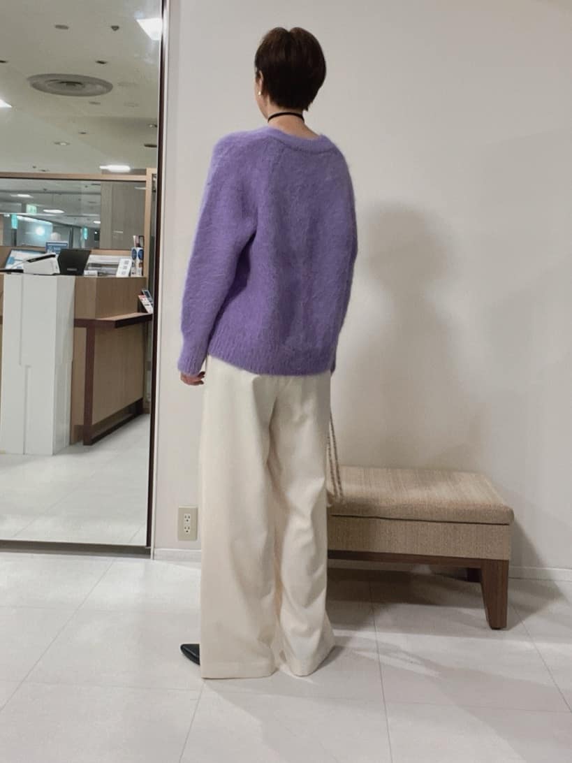 IWAMOさんの「UNTITLED｜【洗える/ワイド/ウエストゴム】ストレッチドロストパンツ」を使ったコーディネート