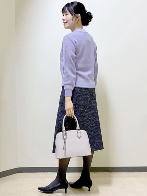  beni_gingerさんの「Reflect｜【ほんのりラメ感◎】ケーブル柄ニット」を使ったコーディネート