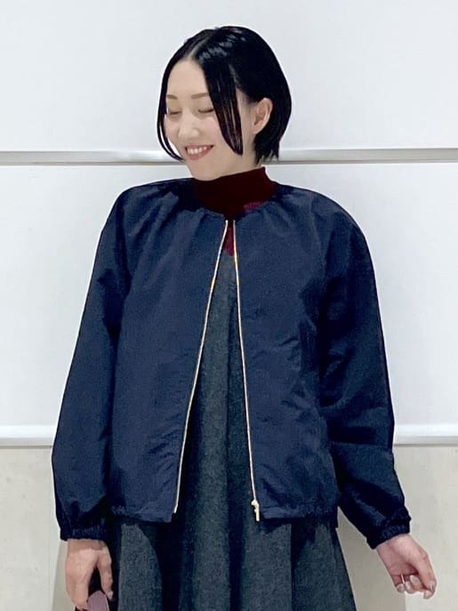eriko さんの「Dessin｜【洗える】Vネックジャンパースカート」を使ったコーディネート