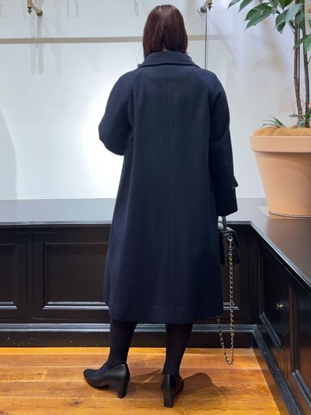 Asamiさんの「DRESSTERIOR｜Super110sウールステンカラーコート」を使ったコーディネート