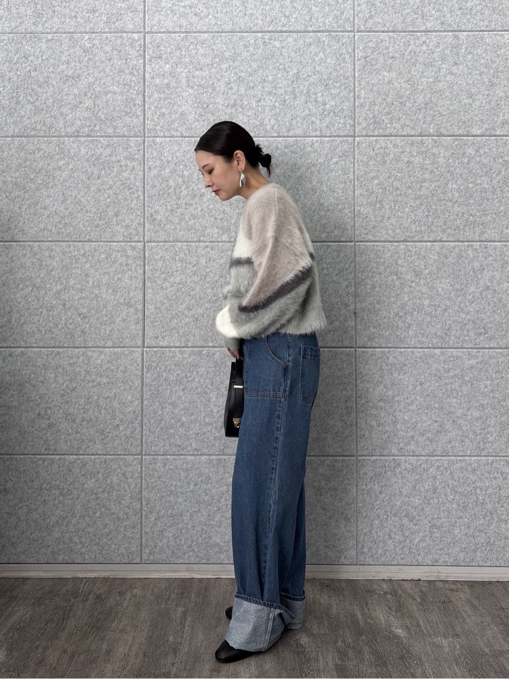ayanoさんの「INDIVI｜ロールアップデニム」を使ったコーディネート