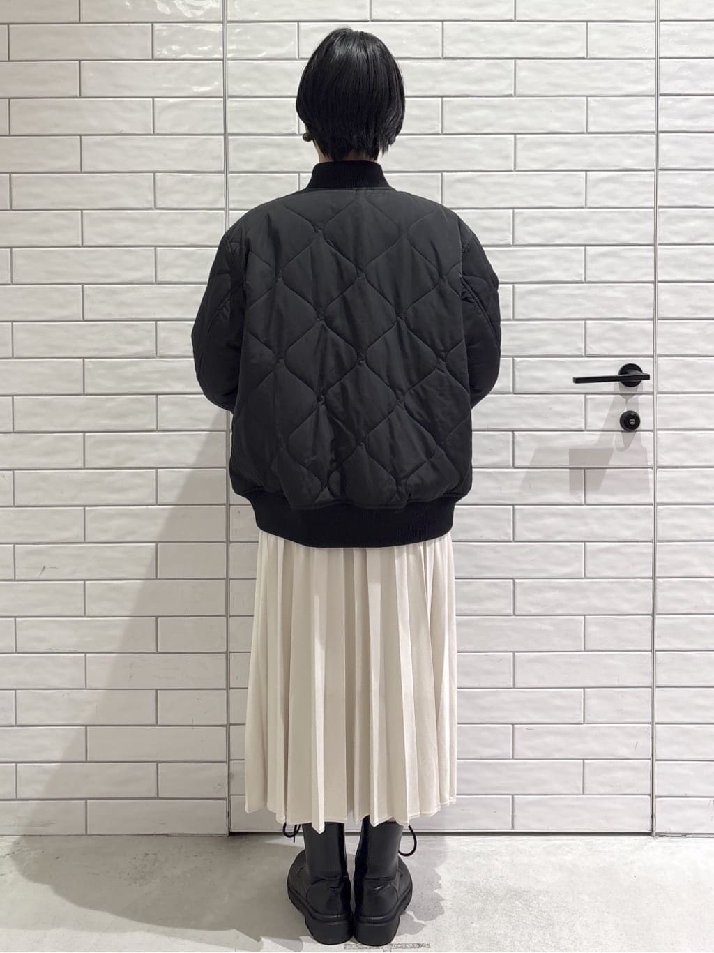 ayumiさんの「OPAQUE.CLIP｜《リバーシブル》キルティングブルゾン」を使ったコーディネート
