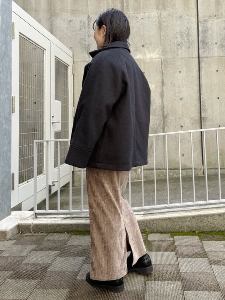 chさんの「THE SHOP TK｜起毛オンブレフリルブラウス」を使ったコーディネート