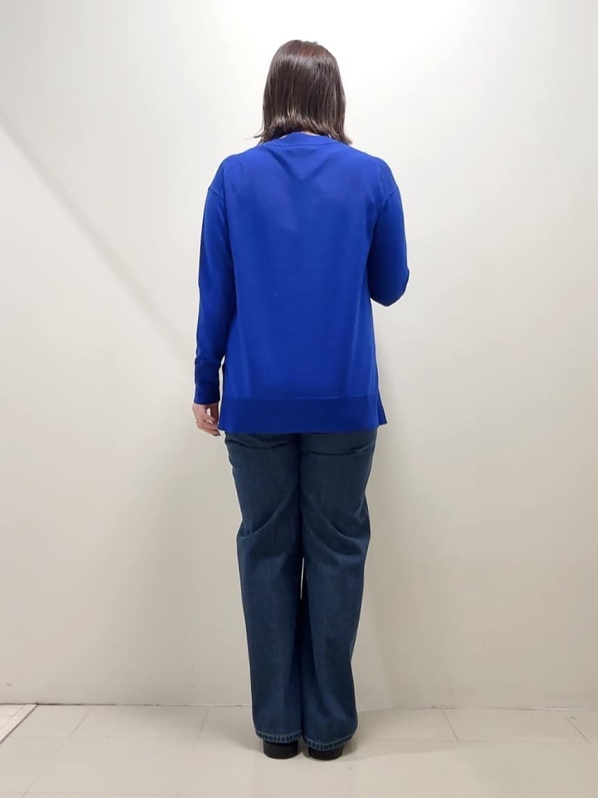 YUIさんの「UNTITLED｜【軽アウター/ミドル丈】ウールニットコーディガン」を使ったコーディネート