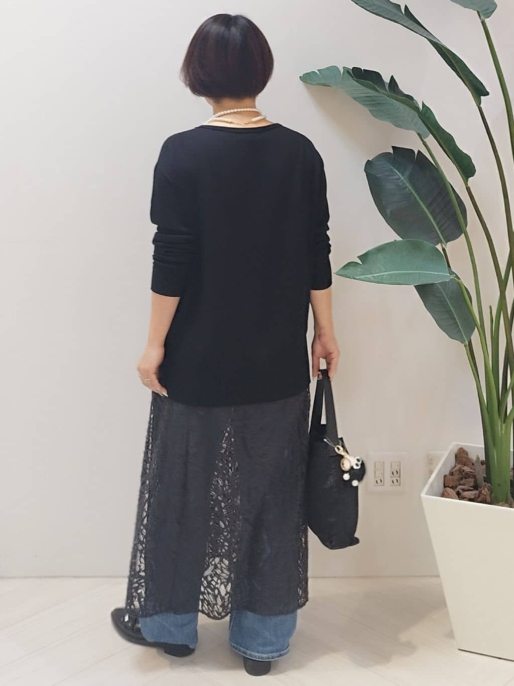 s u g iさんの「UNTITLED｜【レイヤード◎】レースキャミドレス」を使ったコーディネート