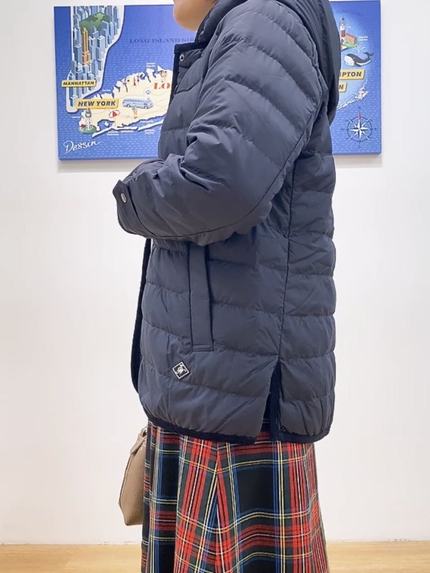 Hamaさんの「Dessin｜【撥水・2WAY】ミュラーダウンコートミドル丈」を使ったコーディネート