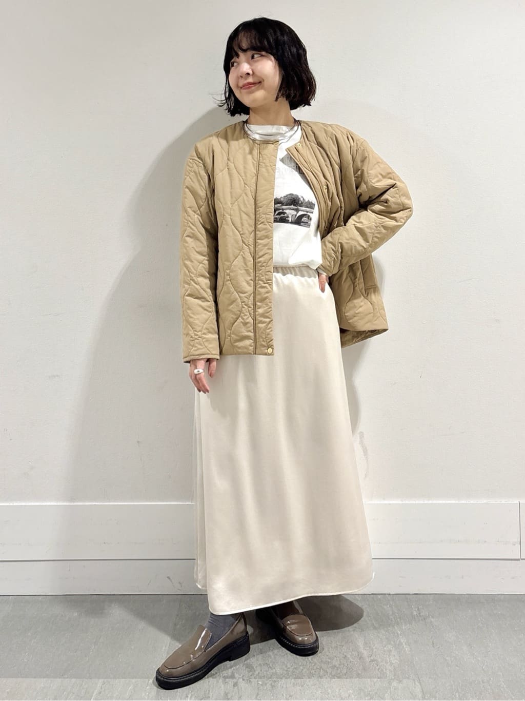 モエカさんの「UNTITLED｜【洗える/コットン100%】グラフィックロンT」を使ったコーディネート
