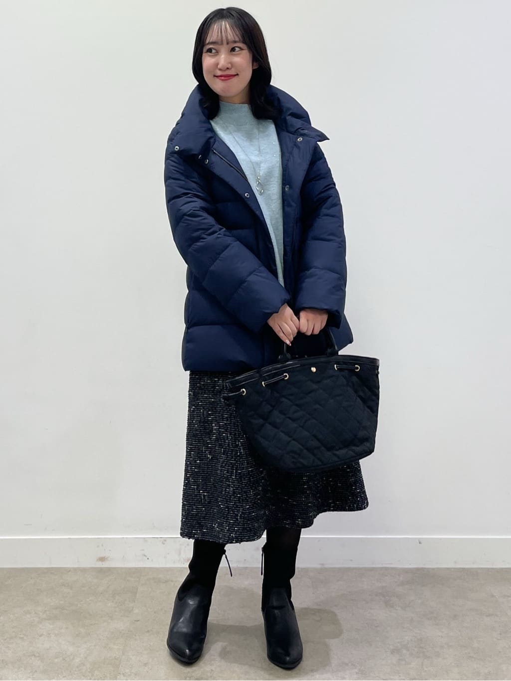 yukariさんの「Reflect｜【SS-4Lサイズ】フーデッドミドルダウンコート」を使ったコーディネート