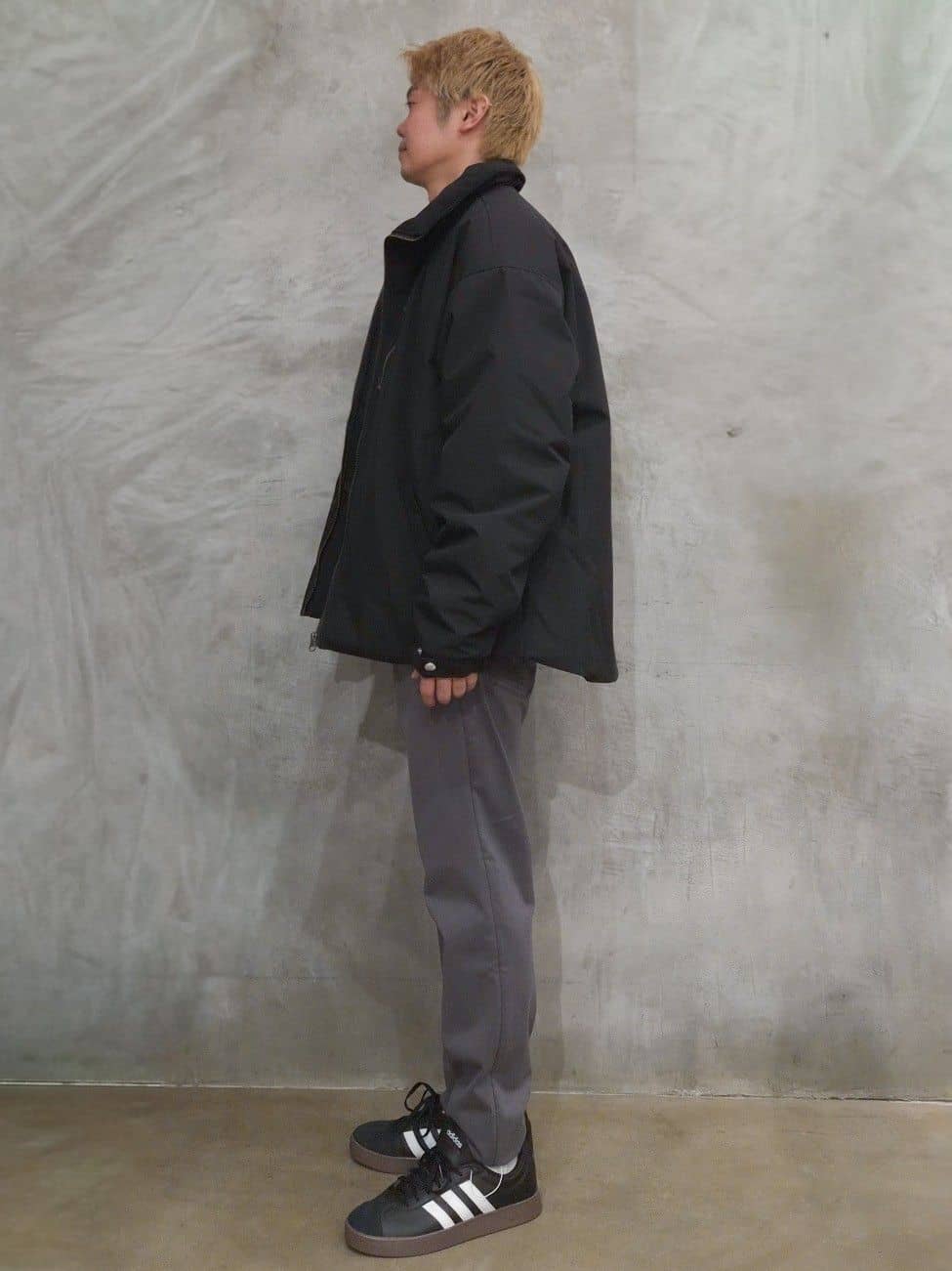 daiさんの「THE SHOP TK｜ランダムボーダー長袖タフTシャツ 【洗濯機OK】」を使ったコーディネート