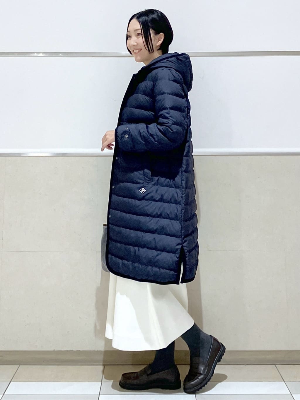eriko さんの「Dessin｜【撥水・2WAY】ミュラーダウンコートロング丈」を使ったコーディネート