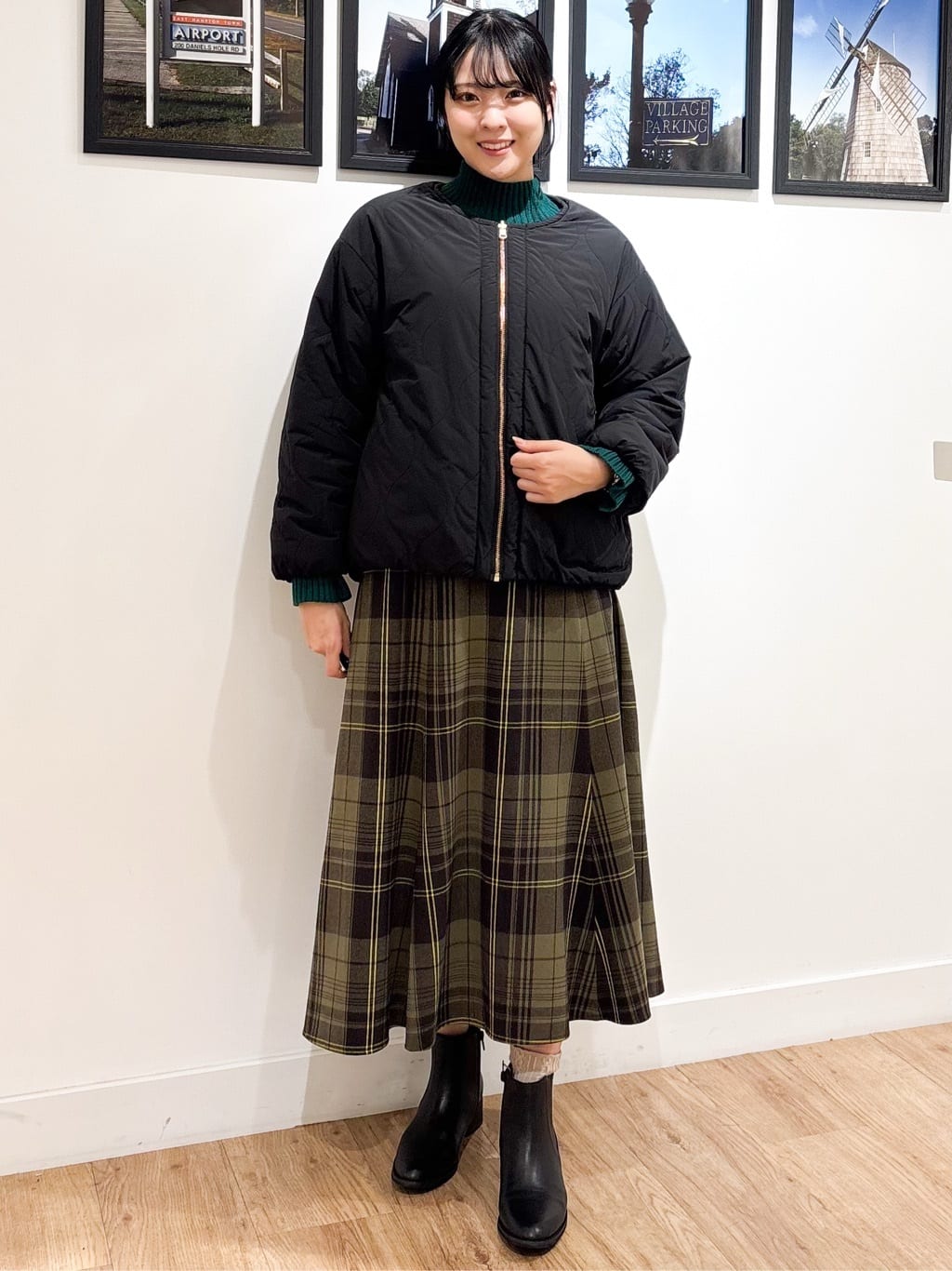 Ririkaさんの「Dessin｜【2WAY】リバーシブルタフタボアアウター」を使ったコーディネート