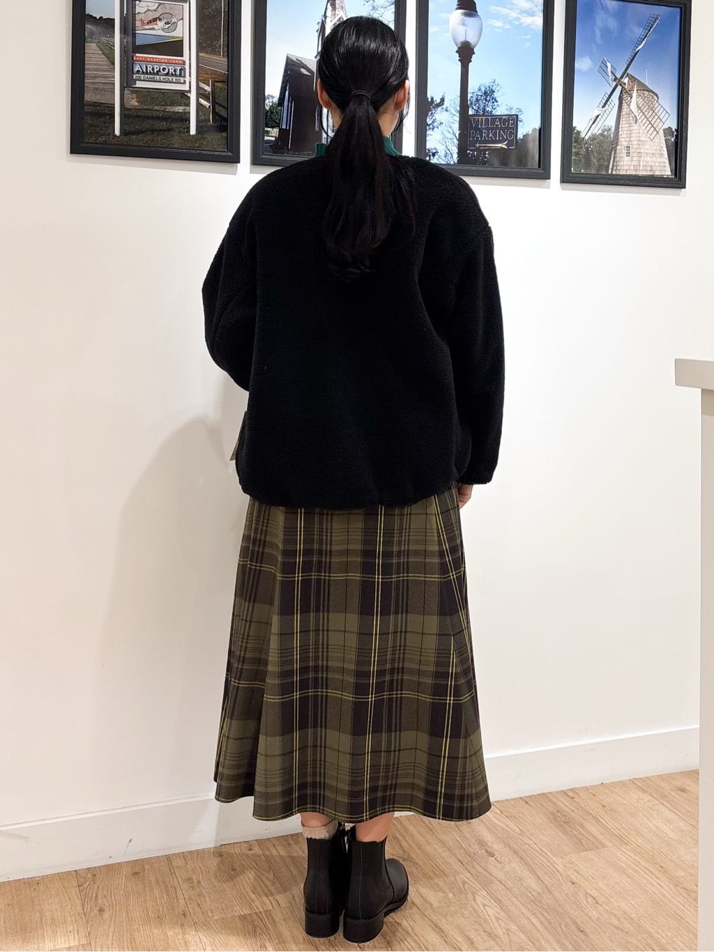 Ririkaさんの「Dessin｜【2WAY】リバーシブルタフタボアアウター」を使ったコーディネート