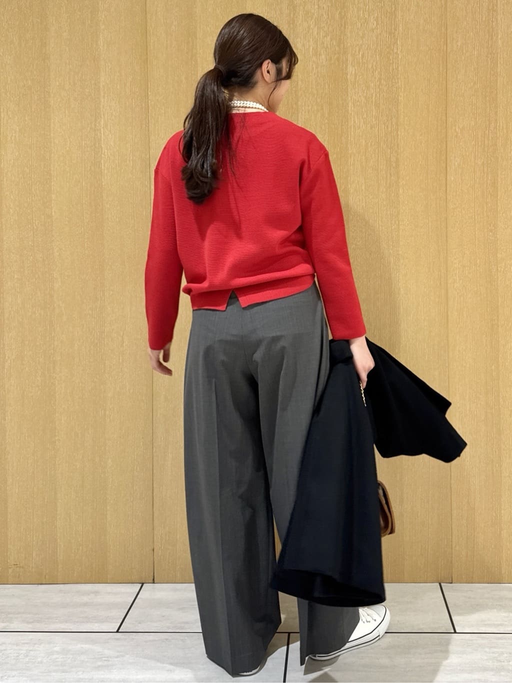nanaさんの「UNTITLED｜【洗える】モックネックミラノリブニット」を使ったコーディネート