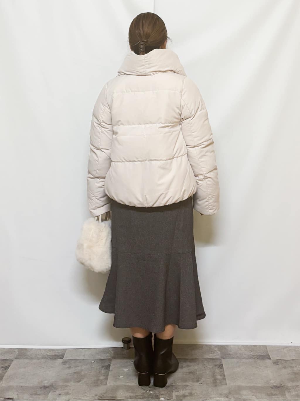HALさんの「OPAQUE.CLIP｜KAWADAダウンショートコート【撥水／洗濯機OK／静電気防止裏地】《XS～LL》」を使ったコーディネート