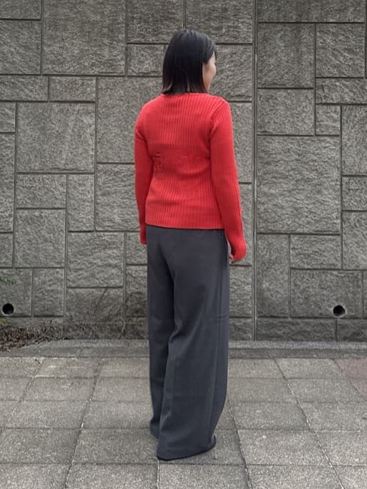 chさんの「THE SHOP TK｜【アンチピリング/静電気防止/洗える】ヘンリーレイヤードニット」を使ったコーディネート