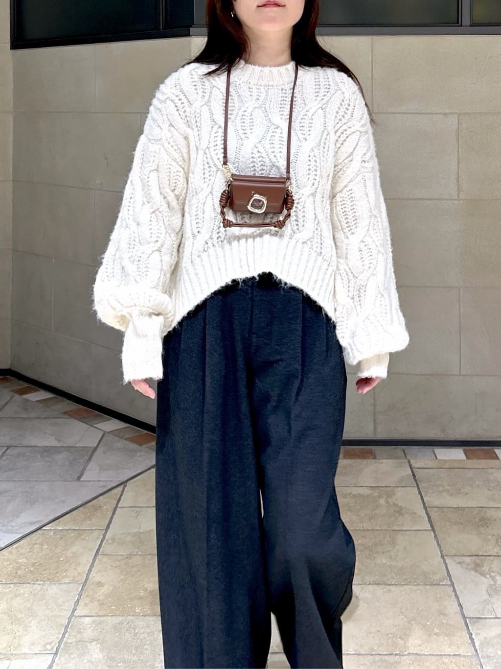 よねさんの「INDIVI｜コンパクト2Wayミニパース」を使ったコーディネート