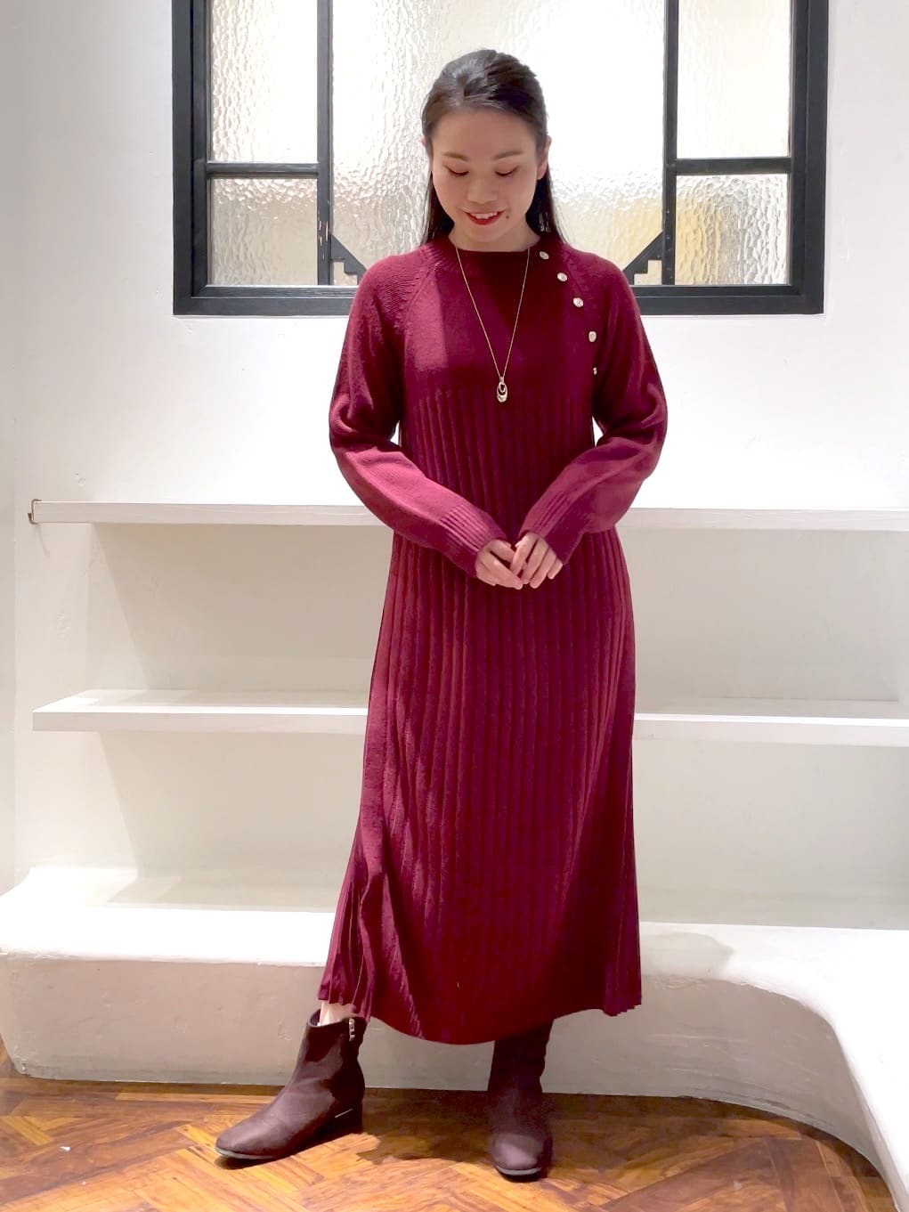 あんりさんの「grove｜【ウール混】軽やかに羽織れるショートコート」を使ったコーディネート