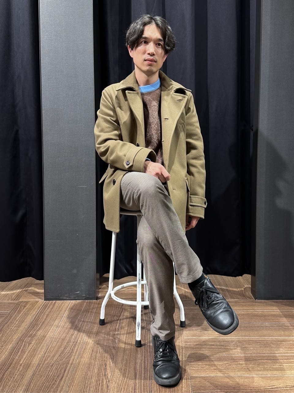 tomoyaさんの「THE SHOP TK｜ウーリックシングルPジャケット」を使ったコーディネート