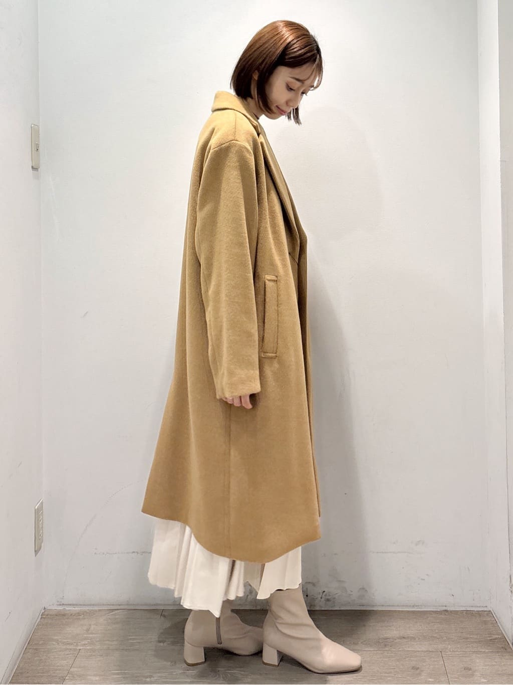 ぶまりんさんの「OPAQUE.CLIP｜ハイネックリブニット【洗濯機OK】」を使ったコーディネート