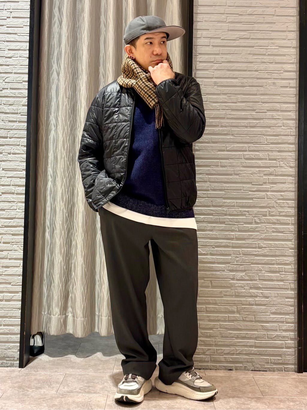 Pーyamaさんの「THE SHOP TK｜【3WAY】中綿ライナー付き カルゼコート　洗濯機OK/ON・OFF対応」を使ったコーディネート
