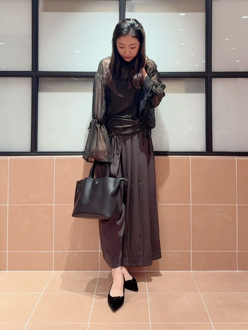kaoriさんの「ESPERANZA｜肩楽 2WAYミニトートバッグ」を使ったコーディネート