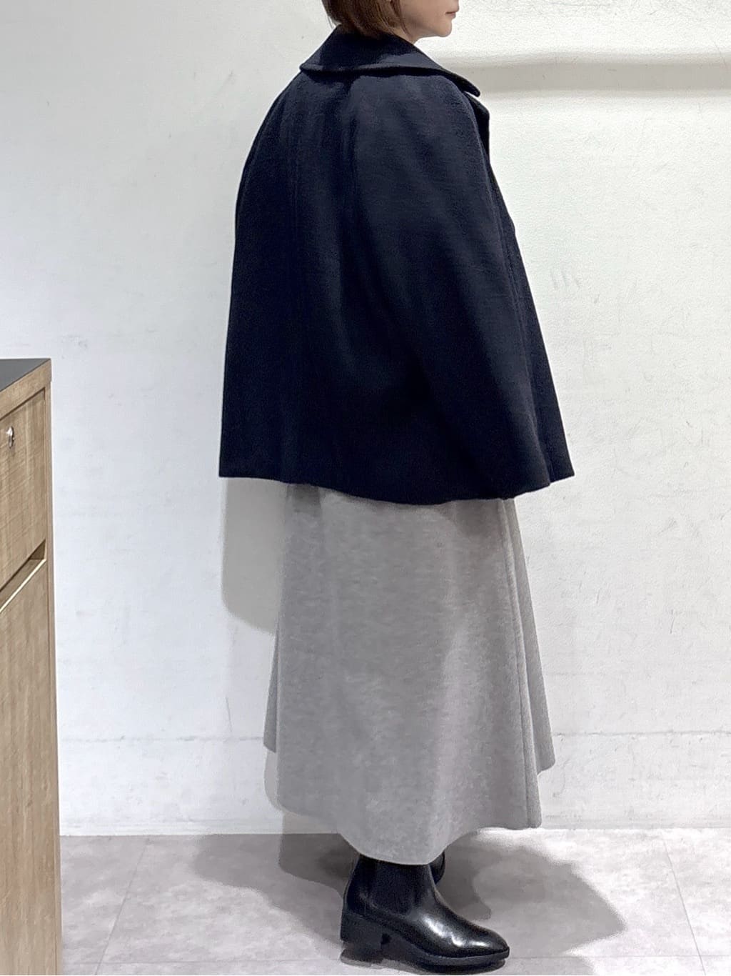 たけねぇさんの「OPAQUE.CLIP｜カシミヤブレンドウールミドルピーコート」を使ったコーディネート