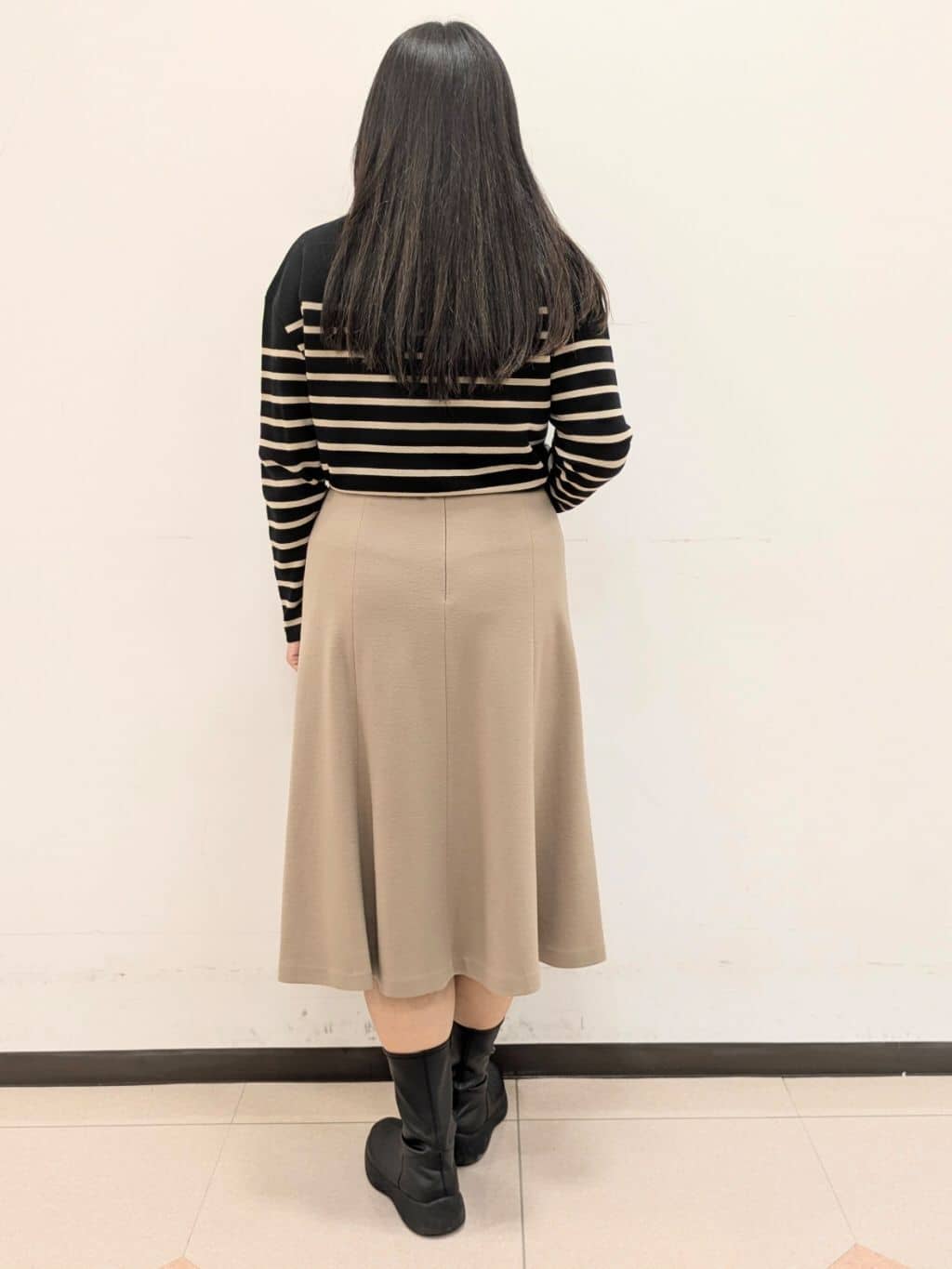 ともさんの「UNTITLED｜【洗える】モックネックミラノリブニット」を使ったコーディネート
