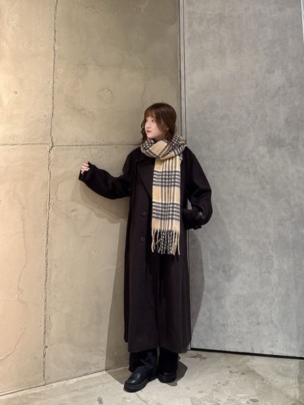 MIKAさんの「tk.TAKEO KIKUCHI｜ダブルオーバーチェスターコート」を使ったコーディネート