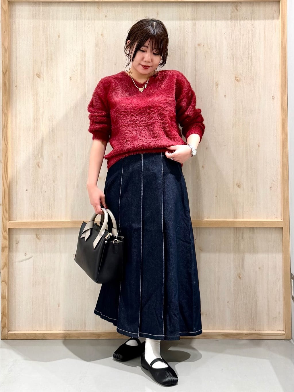 nanaさんの「THE SHOP TK｜きれいめにもカジュアルにも ノーカラーキルトジャケット」を使ったコーディネート