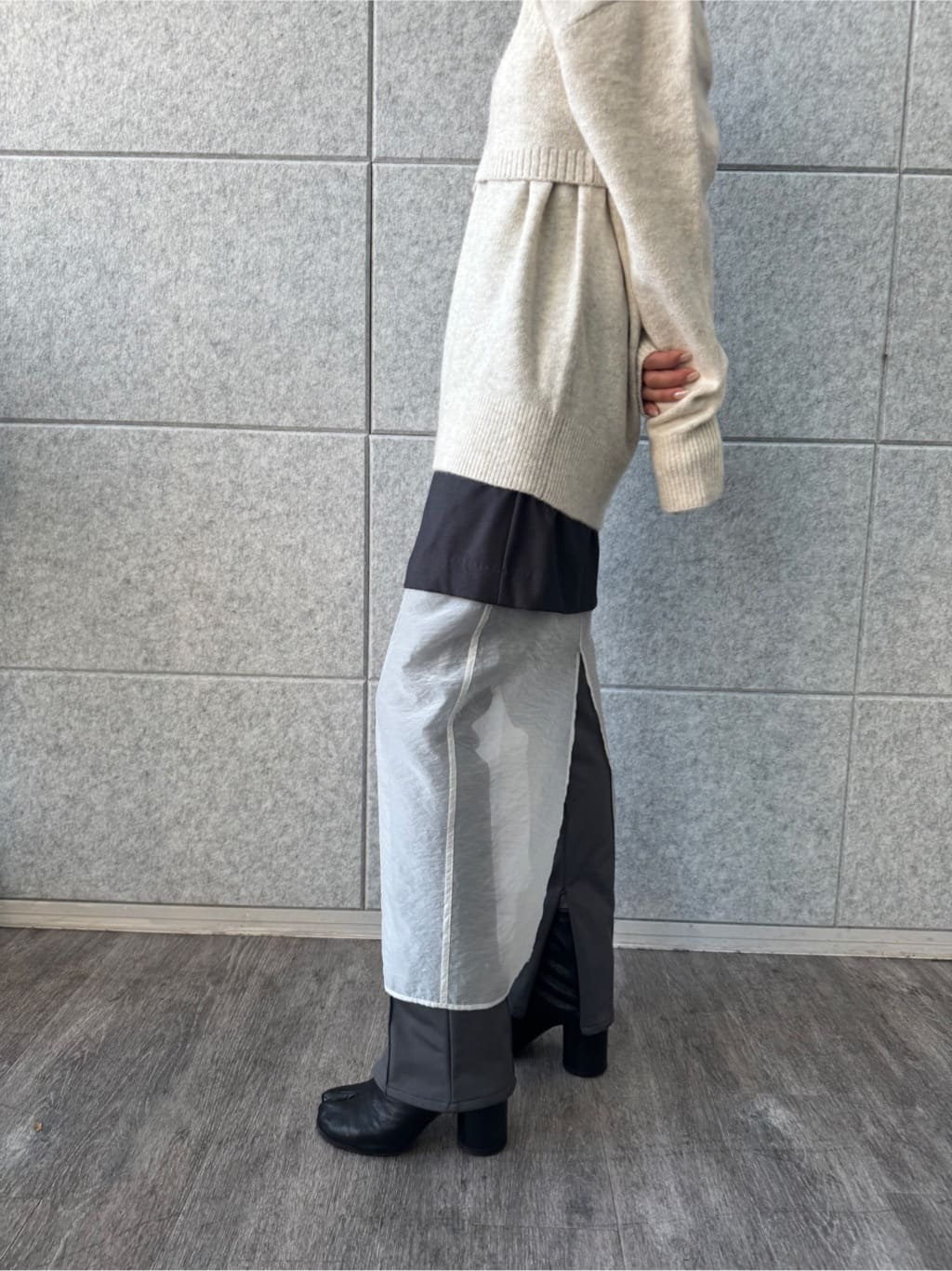designer yukaさんの「CODE A｜zip leggings pants(Fleece)」を使ったコーディネート