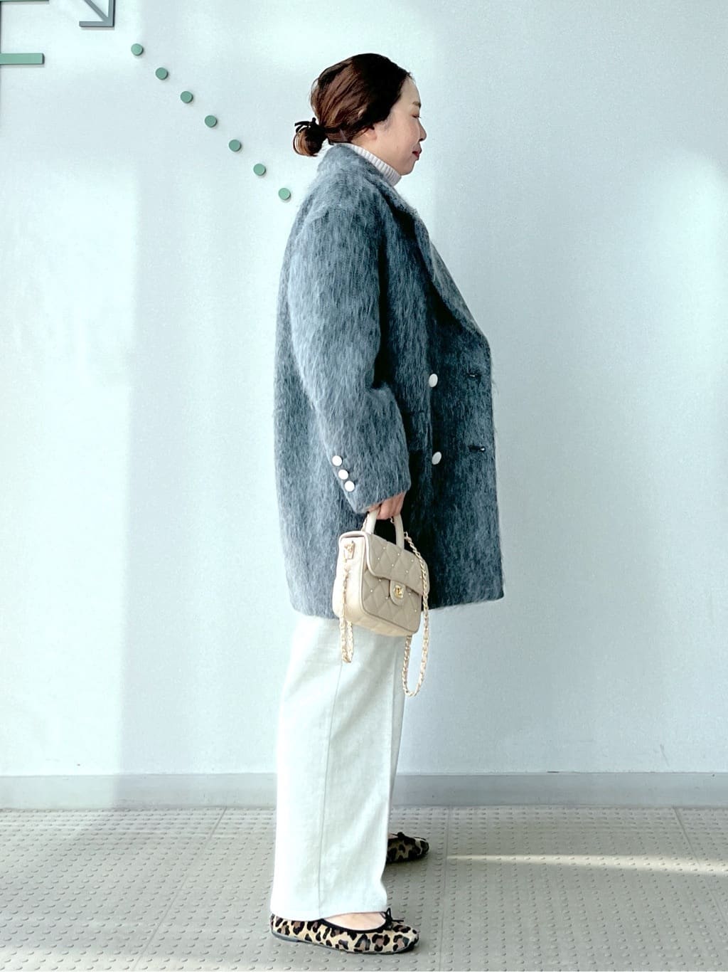 Soeさんの「DRESSTERIOR｜キルテッドショルダーバッグ」を使ったコーディネート