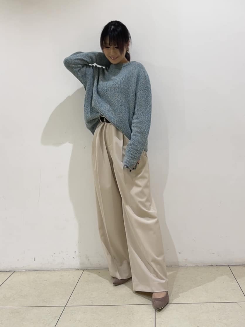 watanabeさんの「UNTITLED｜【ゆったり】三つ杢カラーニット」を使ったコーディネート