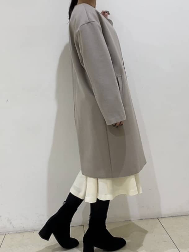 watanabeさんの「UNTITLED｜【きれいめ/洗える】ラメ入りワイドボートネックニット」を使ったコーディネート