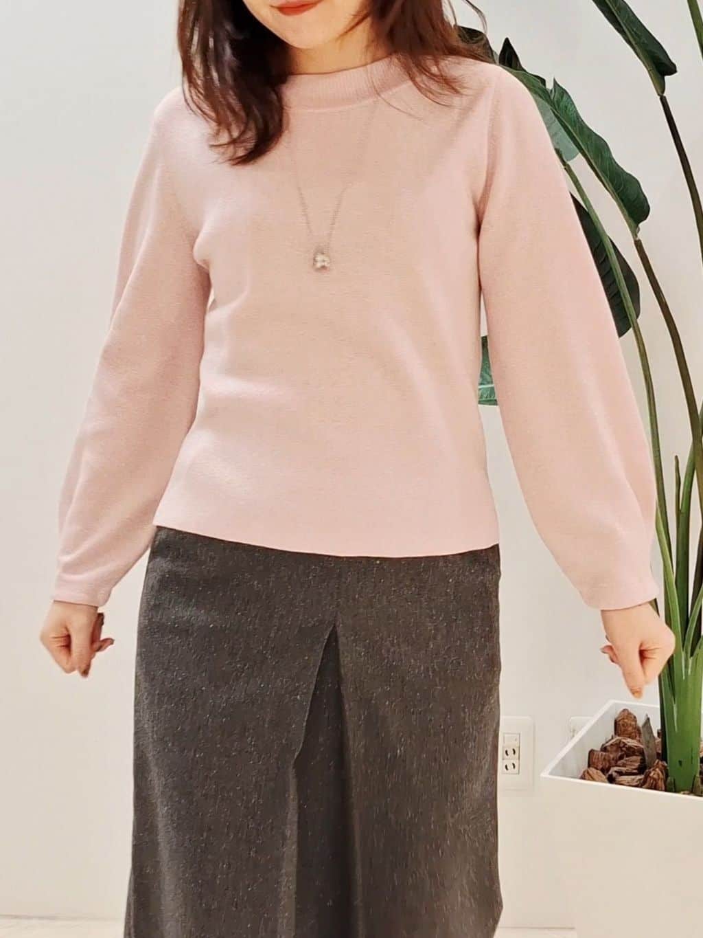 YuKaRiさんの「UNTITLED｜【超軽量／蓄熱】ライトパフステンカラーコート」を使ったコーディネート