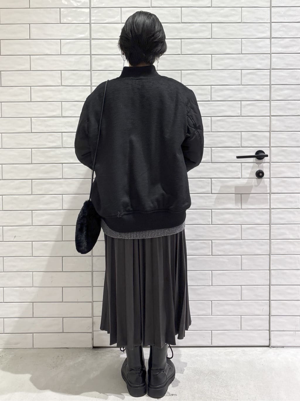 ayumiさんの「OPAQUE.CLIP｜《リバーシブル》キルティングブルゾン」を使ったコーディネート