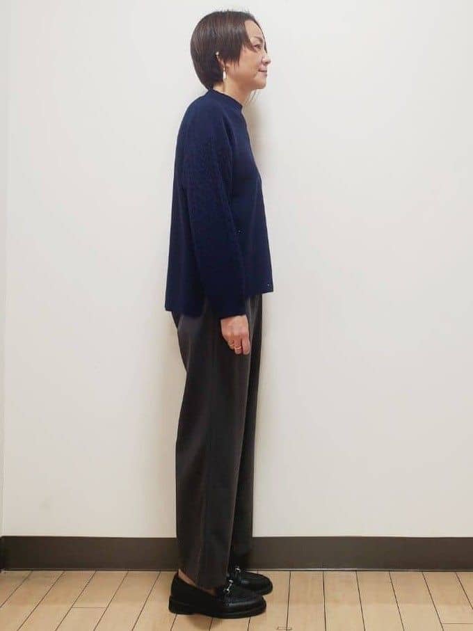 yuuさんの「Reflect｜【一枚で着映え◎／ゆったりシルエット】ラメ&times;スパンコールウール混ニット」を使ったコーディネート