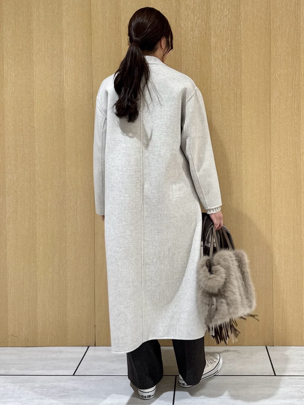 nanaさんの「UNTITLED｜【洗える】スポンディッシュ ケーブル柄ニット」を使ったコーディネート