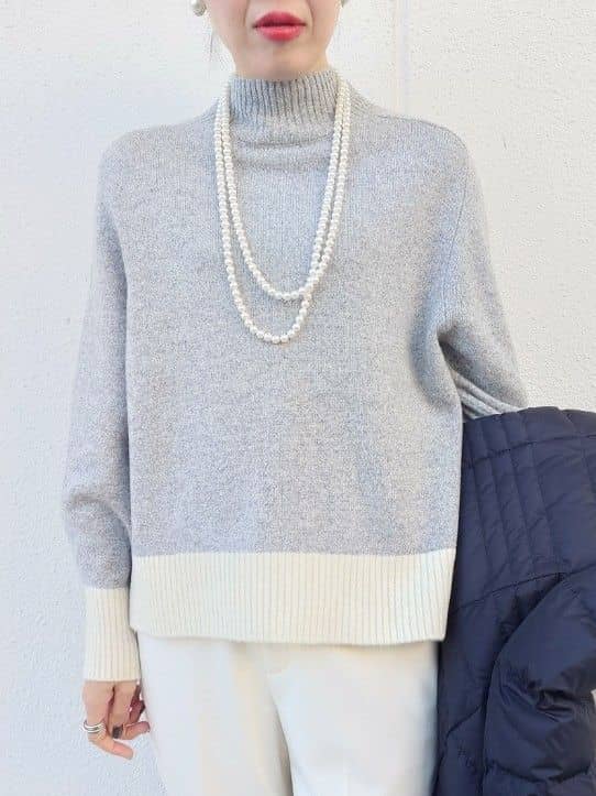 MUTSUKOさんの「UNTITLED｜【はっ水機能/フード取り外し可/防寒】ロングダウンコート」を使ったコーディネート