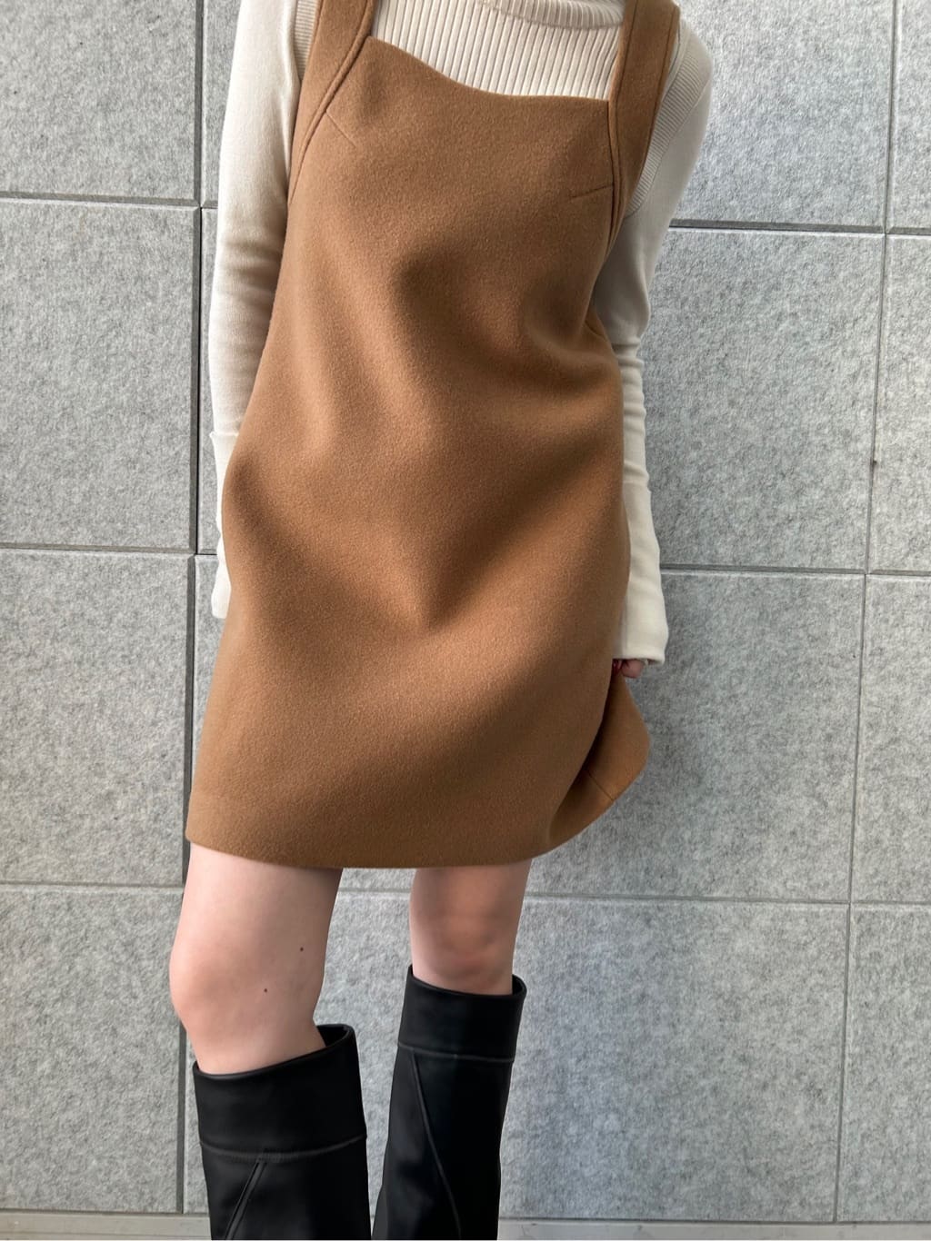 honoka Aさんの「CODE A｜wool mini dress」を使ったコーディネート