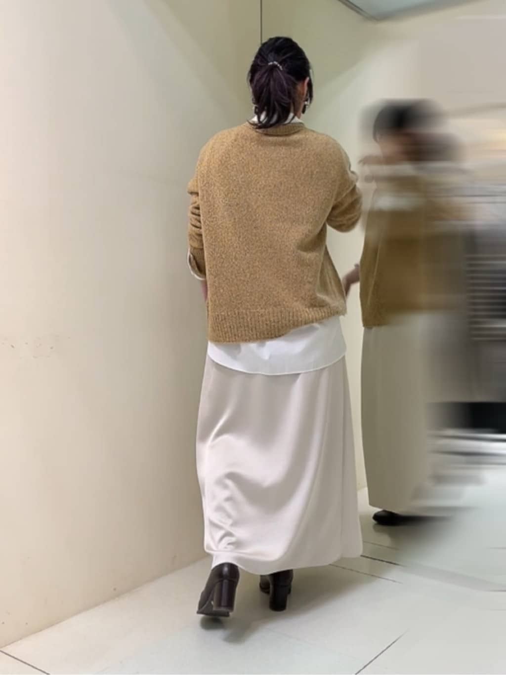 watanabeさんの「UNTITLED｜【ゆったり】三つ杢カラーニット」を使ったコーディネート