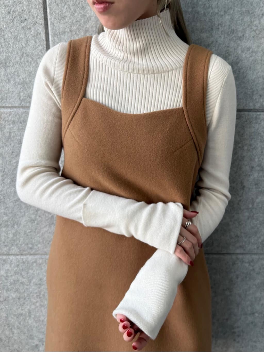 honoka Aさんの「CODE A｜wool mini dress」を使ったコーディネート