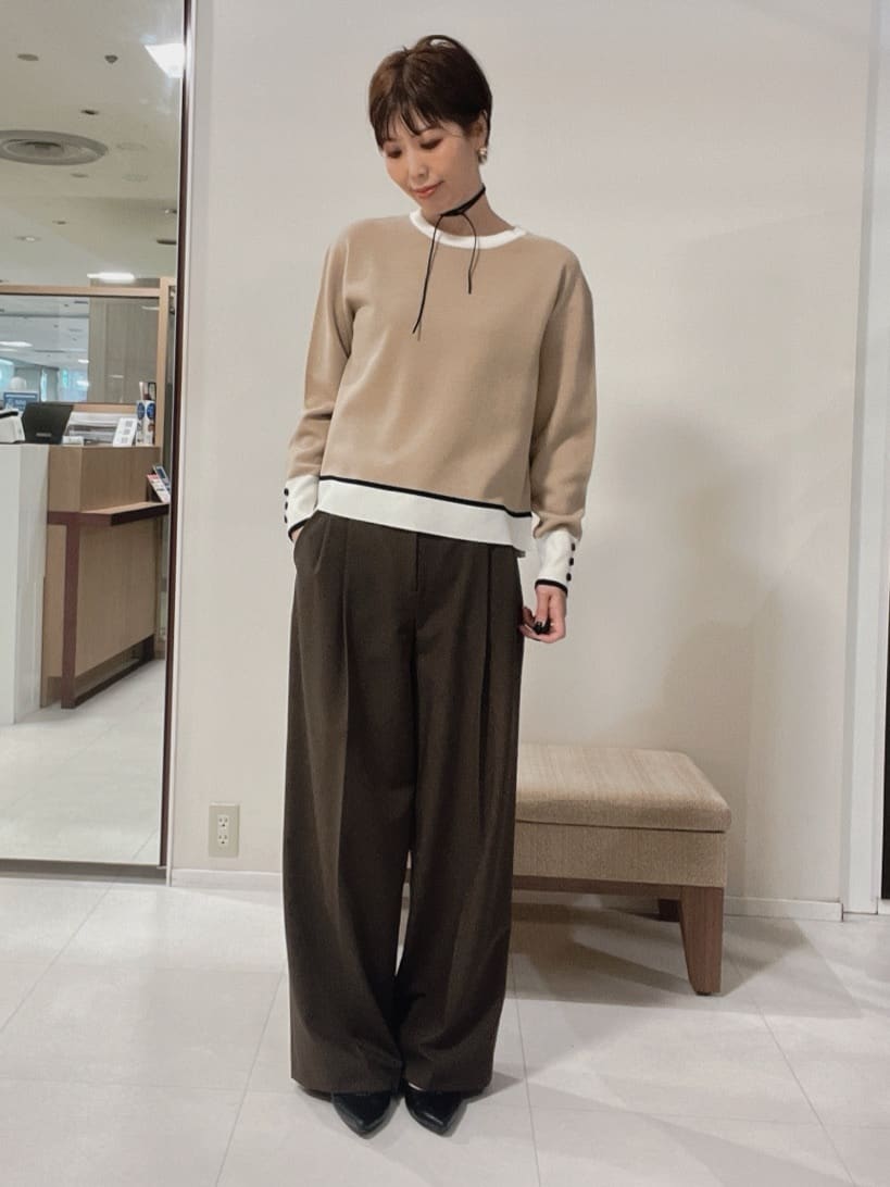 IWAMOさんの「UNTITLED｜【アンサンブル可/ジャケット風】ウールミラノリブカーディガン」を使ったコーディネート