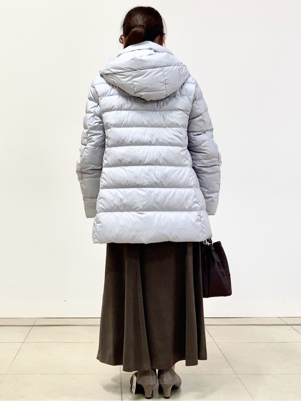 tomominさんの「Reflect｜【SS-4Lサイズ】フーデッドミドルダウンコート」を使ったコーディネート