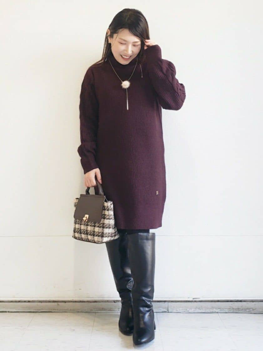 Riaさんの「index｜KAWADAダウンドロストミドルコート【撥水／洗濯機OK／2WAY／静電気防止裏地】《XS～3L》」を使ったコーディネート
