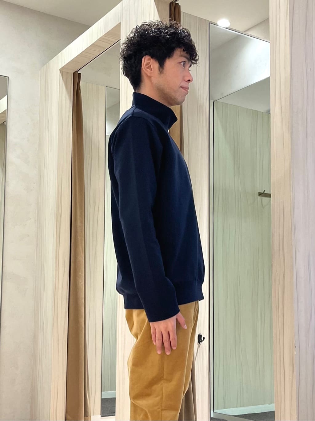 URAさんの「TAKEO KIKUCHI｜カラーコンビ ダウンブルゾン」を使ったコーディネート